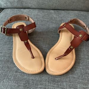 Madden Girl womens brown sandals size 8